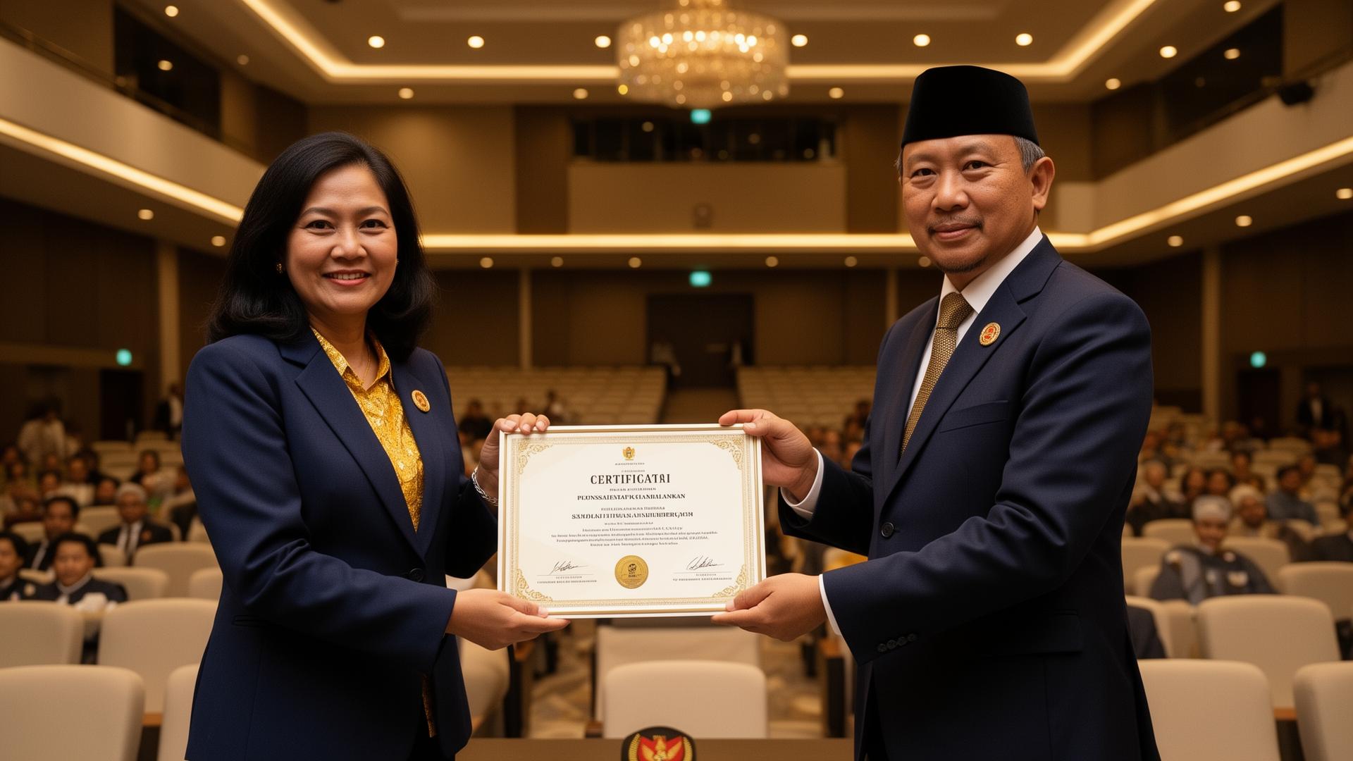 Penyerahan sertifikat kompetensi